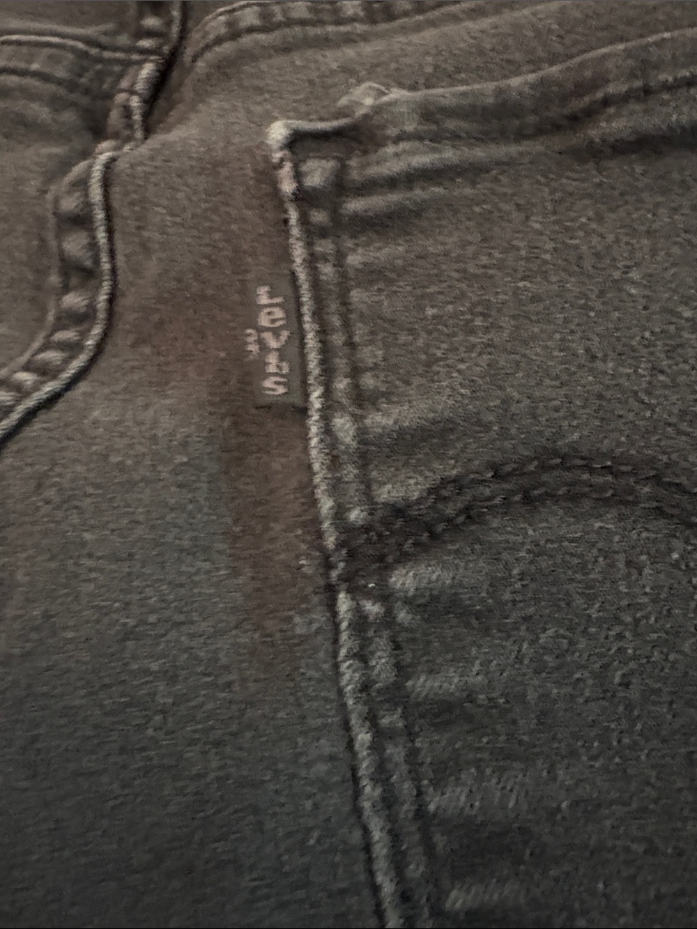 Levi's  Slim Black Jeans - Dark Wash